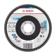 Bosch X451 legyezőtárcsa fémhez és fához, egyenes, Alox - 125 mm, 22,23 mm, G40