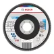 Bosch X451 legyezőtárcsa fémhez és fához, egyenes, Alox - 125 mm, 22,23 mm, G120, 1 db