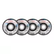 Bosch X451 legyezőtárcsa fémhez és fához, kúpos, Alox - 115 mm, 22,23 mm, T29 Mix szemcse 15db