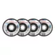 Bosch X451 legyezőtárcsa fémhez és fához, kúpos, Alox - 125 mm, 22,23 mm, Mix szemcse 15db