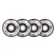 Bosch X451 legyezőtárcsa fémhez és fához, egyenes, Alox - 115 mm, 22,23 mm, Mix szemcse 15db