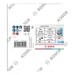Bosch X451 legyezőtárcsa fémhez és fához, egyenes, Alox - 115 mm, 22,23 mm, Mix szemcse 15db