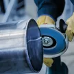 Bosch X451 legyezőtárcsa fémhez és fához, egyenes, Alox - 115 mm, 22,23 mm, Mix szemcse 15db