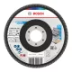 Bosch X451 legyezőtárcsa fémhez és fához, kúpos, Alox - 115 mm, 22,23 mm, G60, 15db