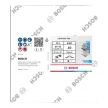 Bosch X451 legyezőtárcsa fémhez és fához, egyenes, Alox - 115 mm, 22,23 mm, G40, 15db