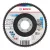 Bosch X451 legyezőtárcsa fémhez és fához, egyenes, Alox - 115 mm, 22,23 mm, G120, 15db