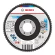 Bosch X451 legyezőtárcsa fémhez és fához, egyenes, Alox - 115 mm, 22,23 mm, G120, 15db