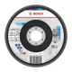 Bosch X451 legyezőtárcsa fémhez és fához, kúpos, Alox - 125 mm, 22,23 mm, G120, 15db
