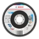 Bosch X451 legyezőtárcsa fémhez és fához, egyenes, Alox - 125 mm, 22,23 mm, G60, 15 db