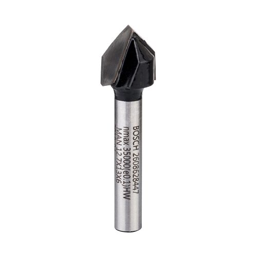 Bosch Keményfém V-horonymaró szár: 6 mm D:12,7 L:12,4 G:45 szög: 90 fok keményfához