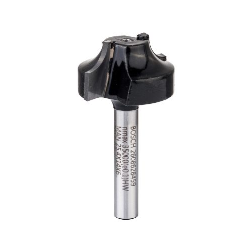Bosch Keményfém "E" ovolo profilmaró szár: 6 mm D:25,4 L:14 G:46 R1:6,3 keményfához