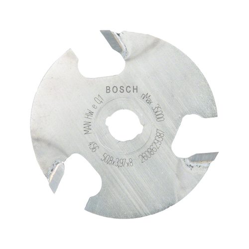 Bosch EXPERT Wood keményfém tárcsás horonymaró három vágóél 8 mm, D 50,8 L 4,0 forgácshoronnyal