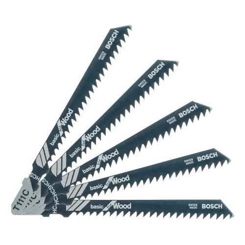 Bosch T 111 C dekopír fűrészlap fához 100x3,0mm 5db/cs