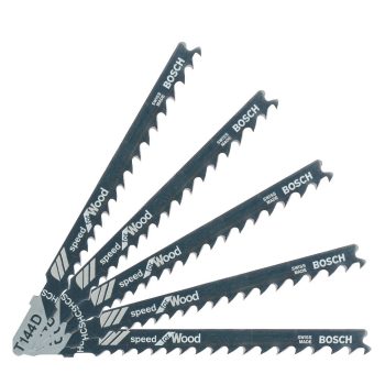   Bosch T 144 D dekopír fűrészlap fához 100x4,0/5,2mm 5db/cs