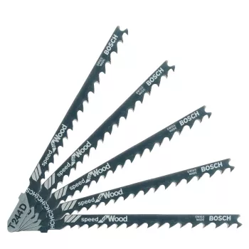   Bosch T 244 D dekopír fűrészlap fához 100x4,0/5,2mm 5db/cs (Regisztrációval akár extra értékes ajándék is elérhető!)