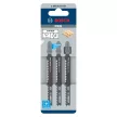 Bosch PRO Wood precise T144DP szúrófűrészlap pontos vágáshoz, 100 mm, 3 db, puha fához (Regisztrációval akár ajándék is elérhető!)