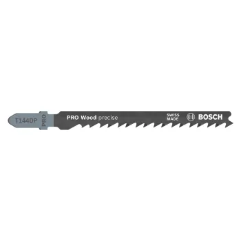   Bosch PRO Wood precise T144DP szúrófűrészlap pontos vágáshoz, 100 mm, 5 db, puha fához (Regisztrációval akár ajándék is elérhető!)