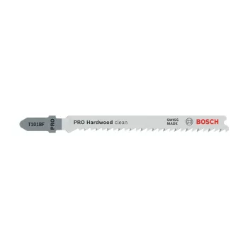   Bosch PRO Hardwood clean T101BF szúrófűrészlap, 100 mm, 5 db, kemény fa, parketta (Regisztrációval akár ajándék is elérhető!)