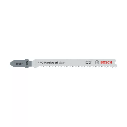 Bosch PRO Hardwood clean T101BF szúrófűrészlap, 100 mm, 5 db, kemény fa, parketta (Regisztrációval akár ajándék is elérhető!)