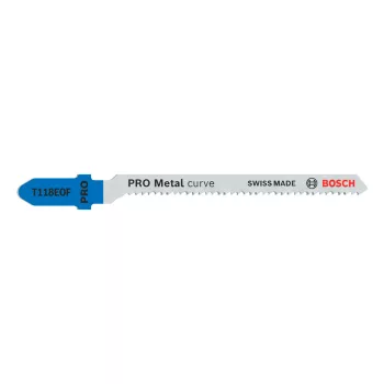   Bosch PRO Metal curve T118EOF szúrófűrészlap íves vágáshoz, 83 mm, 5 db, fémhez