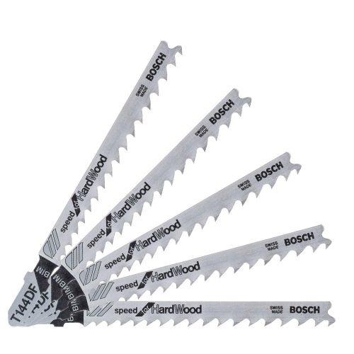 Bosch PRO Hardwood fast T144DF szúrófűrészlap, 100 mm, 5 db, keményfa, faforgácslap