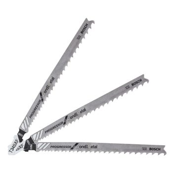   Bosch PRO Multi Material T345XF szúrófűrészlap, 132 mm, 3 db, fém, alumínium, műanyag, fa