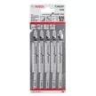Bosch PRO Multi Material T345XF szúrófűrészlap, 132 mm, 5 db, fém, alumínium, műanyag, fa