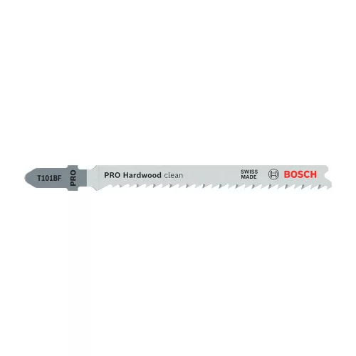 Bosch PRO Hardwood clean T101BF szúrófűrészlap, 100 mm, 3 db, keményfa, farostlemez (Regisztrációval akár ajándék is elérhető!)