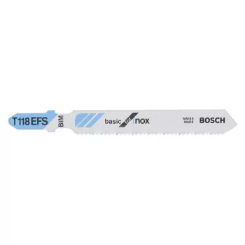   Bosch PRO Stainless Steel T118EFS szúrófűrészlap, 83 mm, 5 db, inox, fém