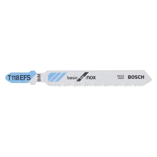Bosch PRO Stainless Steel T118EFS szúrófűrészlap, 83 mm, 5 db, inox, fém
