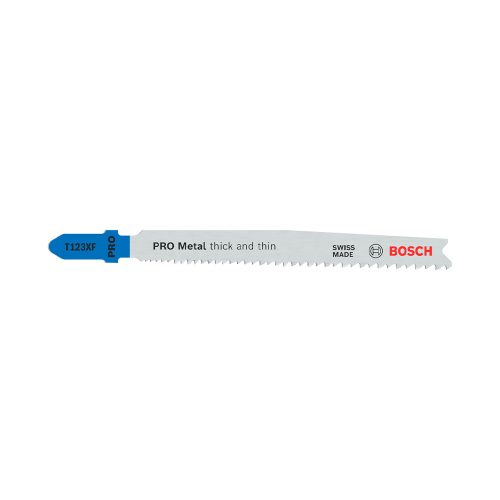 Bosch PRO Metal thick and thin T123XF szúrófűrészlap, 100 mm, 3 db, fémhez
