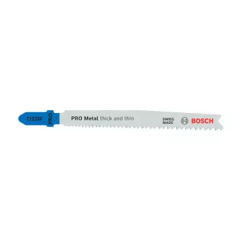   Bosch PRO Metal thick and thin T123XF szúrófűrészlap, 100 mm, 5 db, fémhez