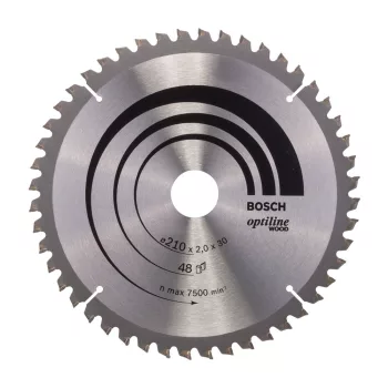   Bosch PRO Wood körfűrészlap, 210x2x30 mm 48 fog, kemény fa, rétegelt lemez, forgácslap