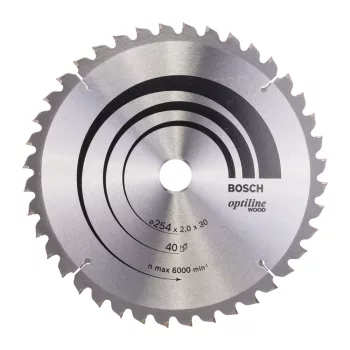   Bosch PRO Wood körfűrészlap, 254x2x30 mm 40 fog, kemény fa, rétegelt lemez, forgácslap