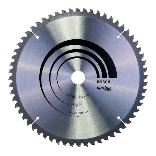 Bosch PRO Wood körfűrészlap, 305x2,5x30 mm 60 fog, kemény fa, rétegelt lemez, forgácslap
