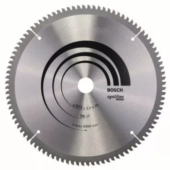   Bosch PRO Wood körfűrészlap, 305x2,5x30 mm 96 fog, kemény fa, rétegelt lemez, forgácslap