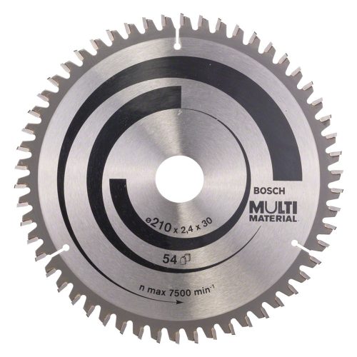 Bosch PRO Multi Material körfűrészlap, 210x2,4x30 mm 54 fog, többféle anyaghoz