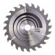 Bosch PRO Wood körfűrészlap, 160x2,6x20 mm 24 fog, kemény fa, rétegelt lemez, forgácslap