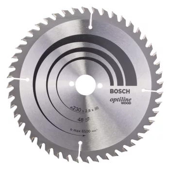   Bosch PRO Wood körfűrészlap, 230x2,8x30 mm 48 fog, kemény fa, rétegelt lemez, forgácslap