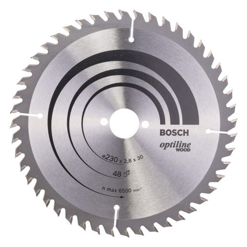 Bosch körfűrészlap fához 230x2,8x30mm, 48 fog