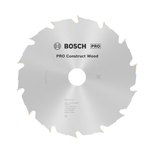 Bosch PRO Construct Wood körfűrészlap, 210x2,8x30 mm 14 fog, építőipari és szennyezett fához