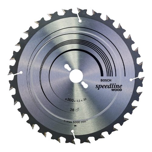 Bosch PRO Wood körfűrészlap, 300x3,2x30 mm 28 fog, kemény fa, rétegelt lemez, forgácslap