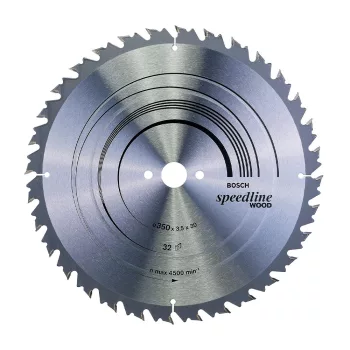   Bosch PRO Wood körfűrészlap, akkus gépekhez 350x3,5x30 mm 32 fog, kemény fa, rétegelt lemez