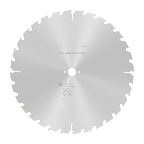 Bosch PRO Construct Wood körfűrészlap, 450x3,8x30 mm 32 fog, építőipari és szennyezett fához