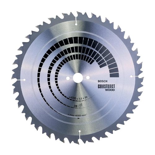 Bosch PRO Wood körfűrészlap, 400x3,2x30 mm 28 fog, kemény fa, rétegelt lemez, forgácslap