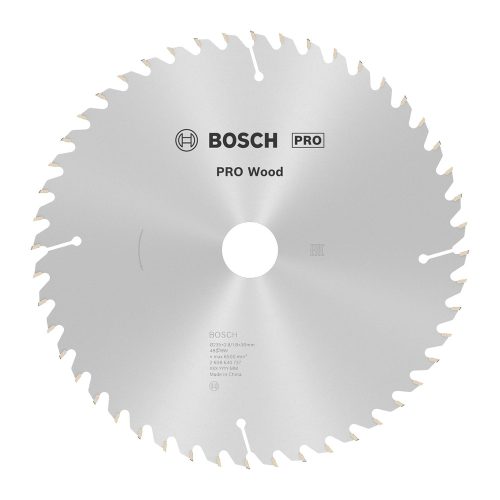 Bosch PRO Wood körfűrészlap, 235x2,8x30 mm 48 fog, kemény fa, rétegelt lemez, forgácslap