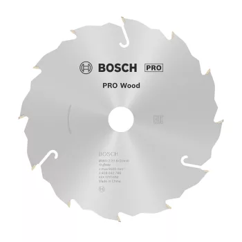   Bosch PRO Wood körfűrészlap, 160x2,2x20 mm 12 fog, kemény fa, rétegelt lemez, forgácslap