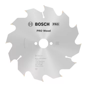   Bosch PRO Wood körfűrészlap, 160x1,8x20 mm 12 fog, kemény fa, rétegelt lemez, forgácslap