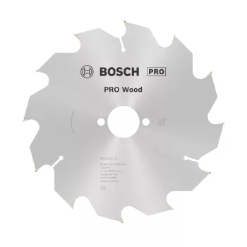   Bosch PRO Wood körfűrészlap, 190x2,6x30 mm 12 fog, kemény fa, rétegelt lemez, forgácslap