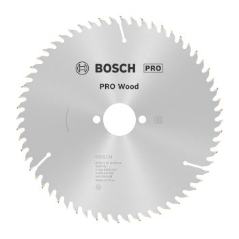   Bosch PRO Wood körfűrészlap, 190x2,6x30 mm 60 fog, kemény fa, rétegelt lemez, forgácslap